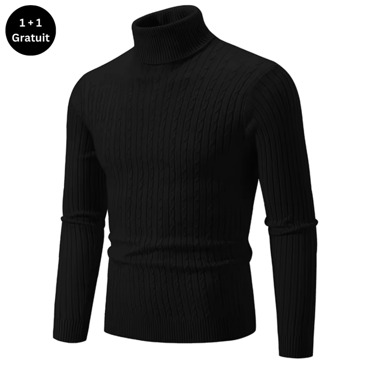 Pull chaud à col roulé pour hommes - ENZO
