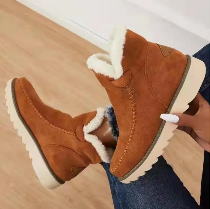 Ionna - Bottes femmes en fourrure polaire