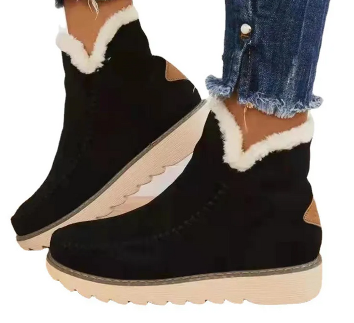 Ionna - Bottes femmes en fourrure polaire