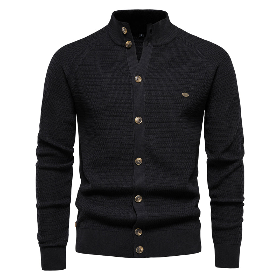 KHARI - Veste tricotée classique en coton