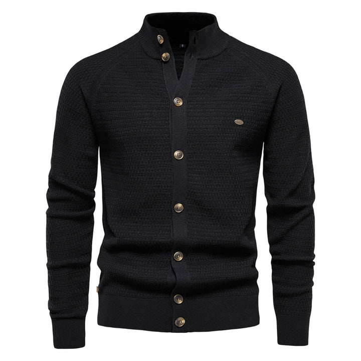 KHARI - Veste tricotée classique en coton