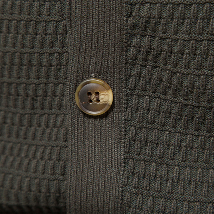 KHARI - Veste tricotée classique en coton