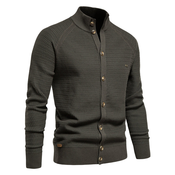 KHARI - Veste tricotée classique en coton