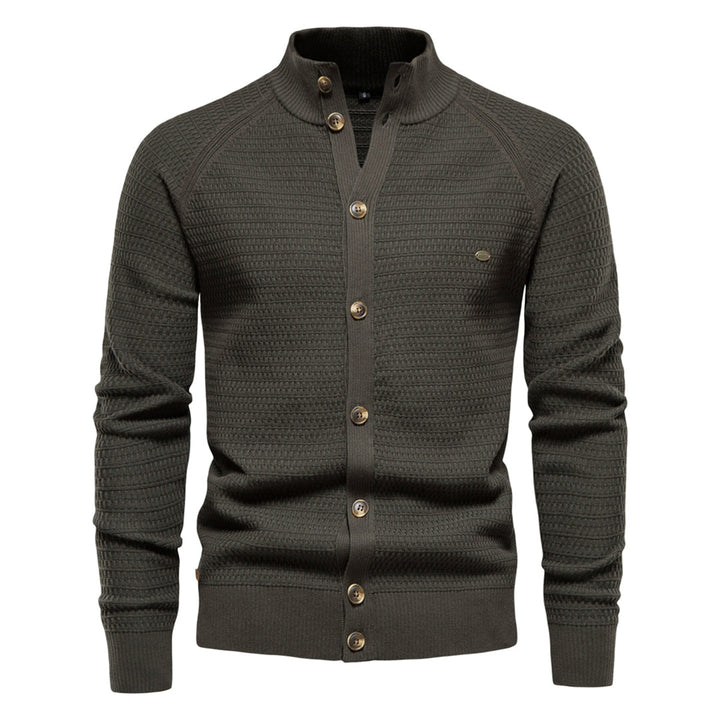 KHARI - Veste tricotée classique en coton