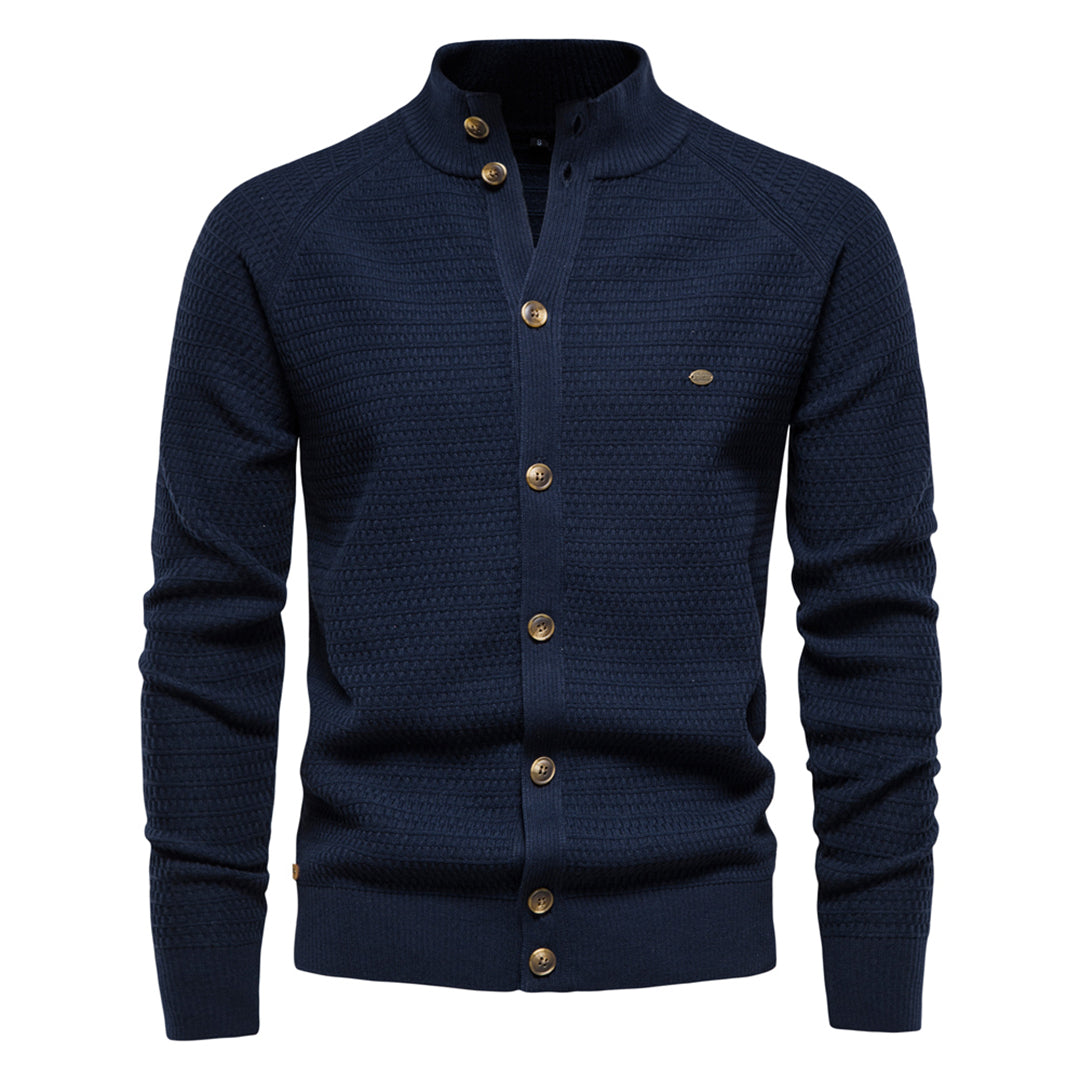 KHARI - Veste tricotée classique en coton