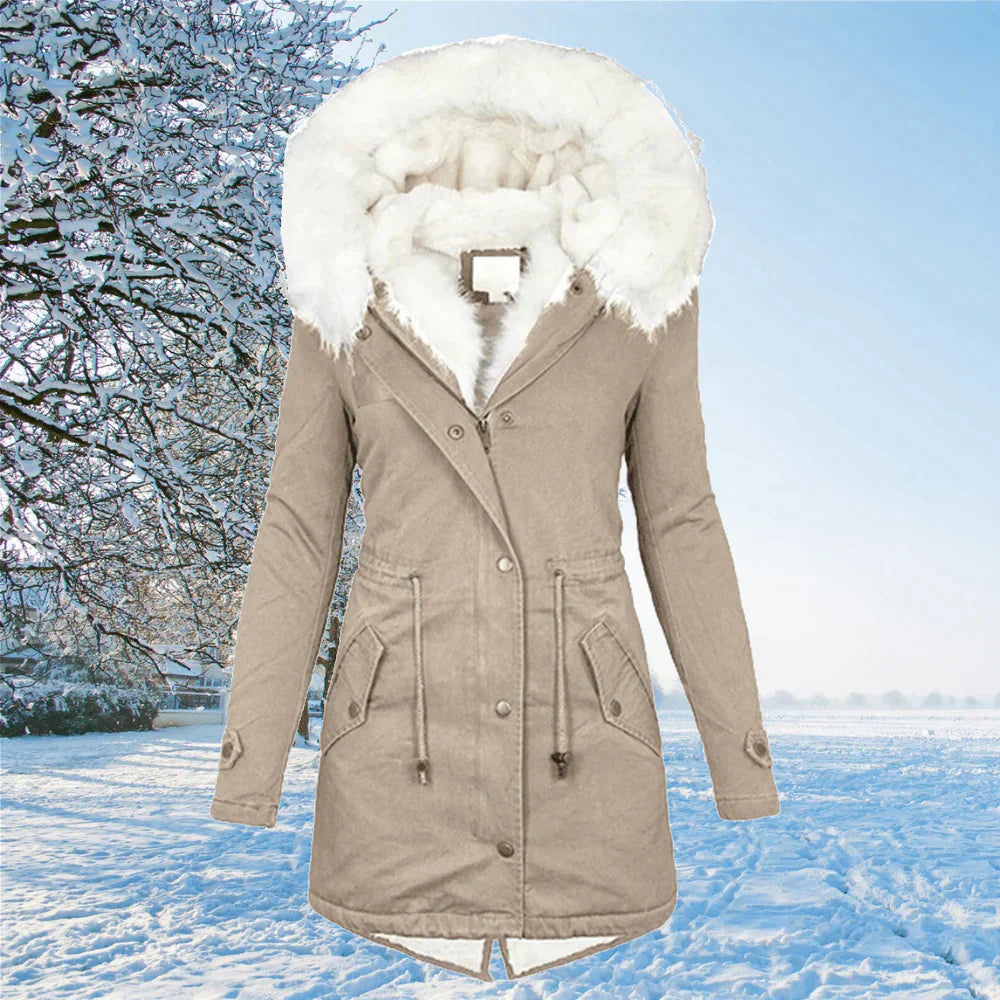 Lauren - La nouvelle parka -30°C avec capuche et doublure en fourrure